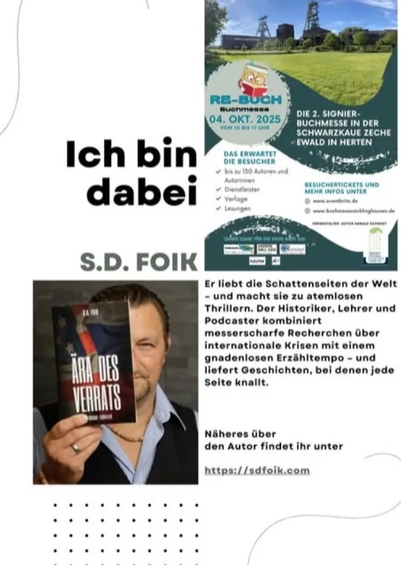 RE-Buch Buchmesse auf der Zeche Ewald in Herten
